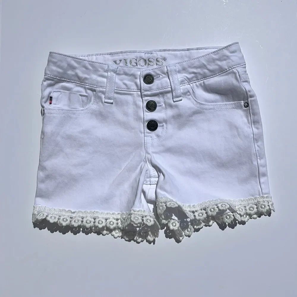 🔥4/$25 Vigoss Girls White Shorts, Size 10